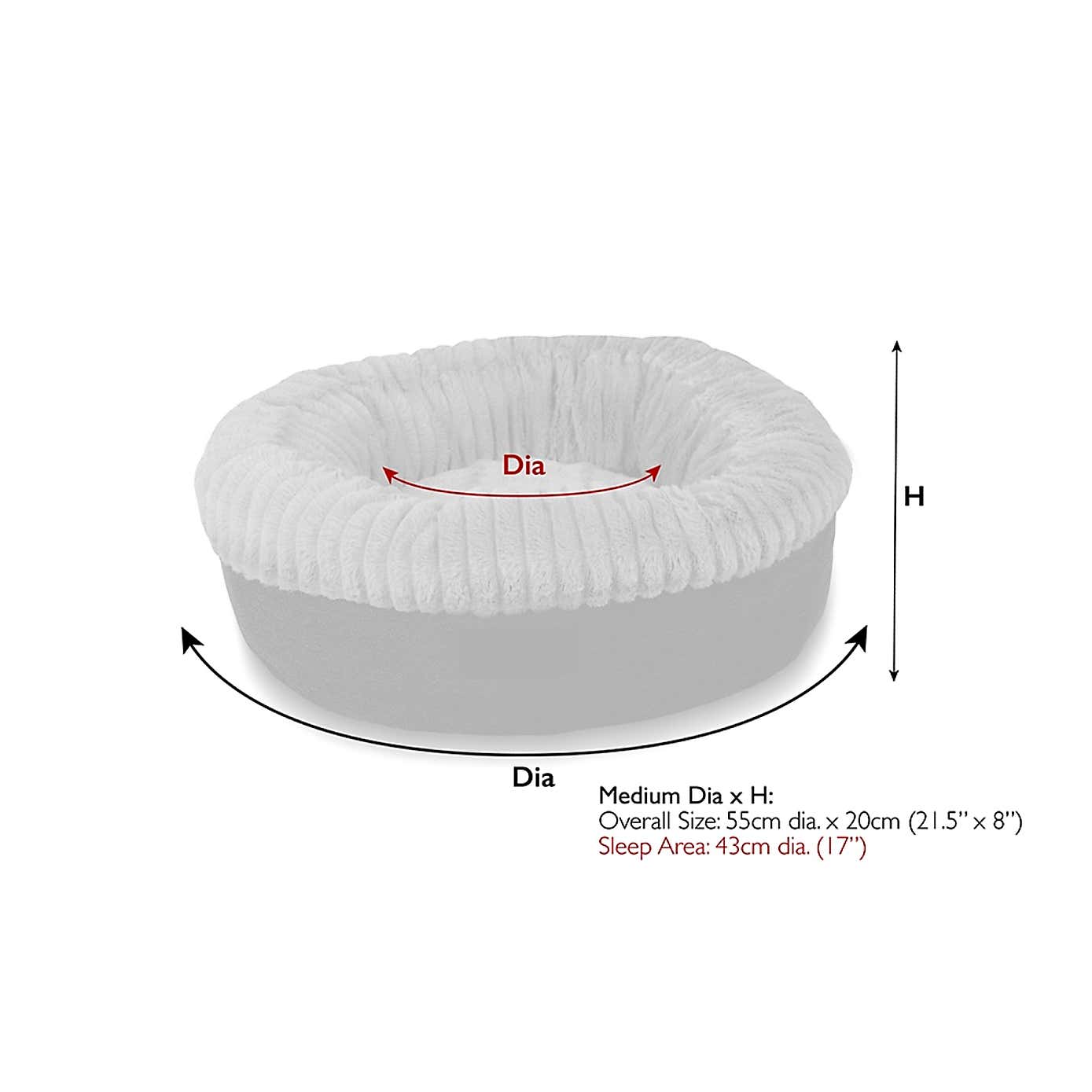 Scruffs Ellen Donut Pet Bed
