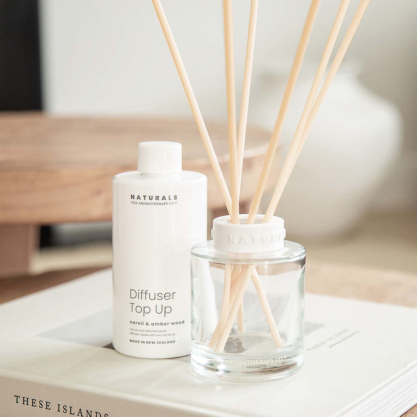 The Aromatherapy Co Naturals Neroli & Amber Wood Diffuser Refill