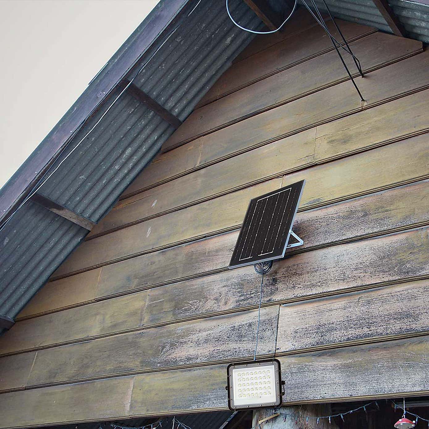 V-TAC 80W LED Solar Floodlight Outdoor Wall Light