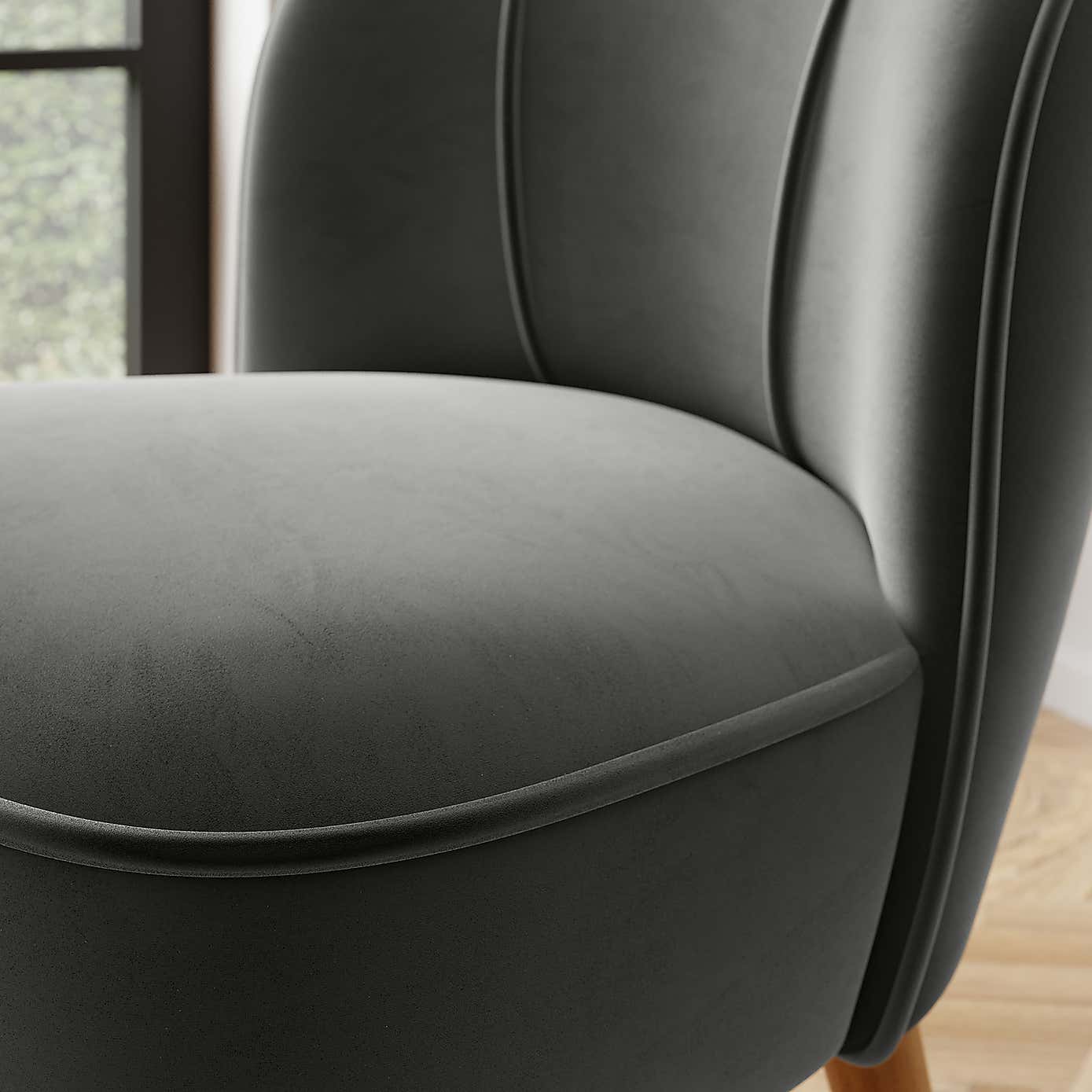 Elsie Velvet Cocktail Chair