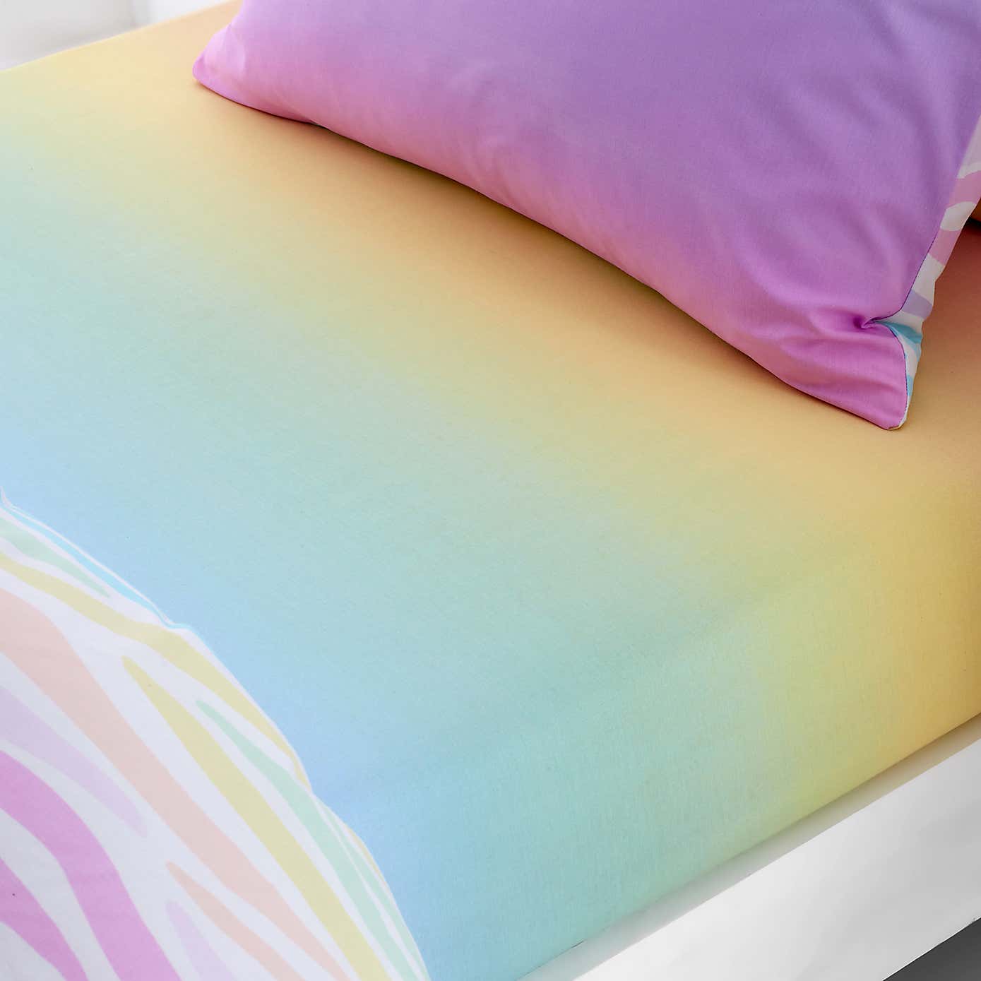 Set of 2 Pastel Ombre Fitted Sheet