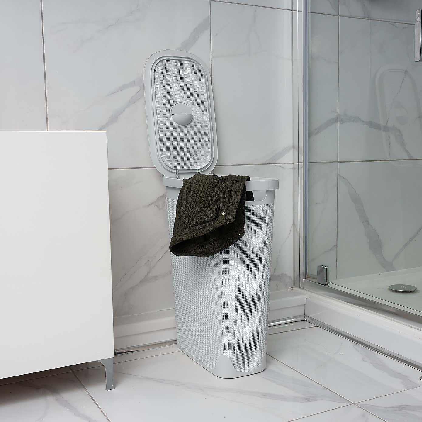 Addis Hessian 40L Slim Laundry Hamper