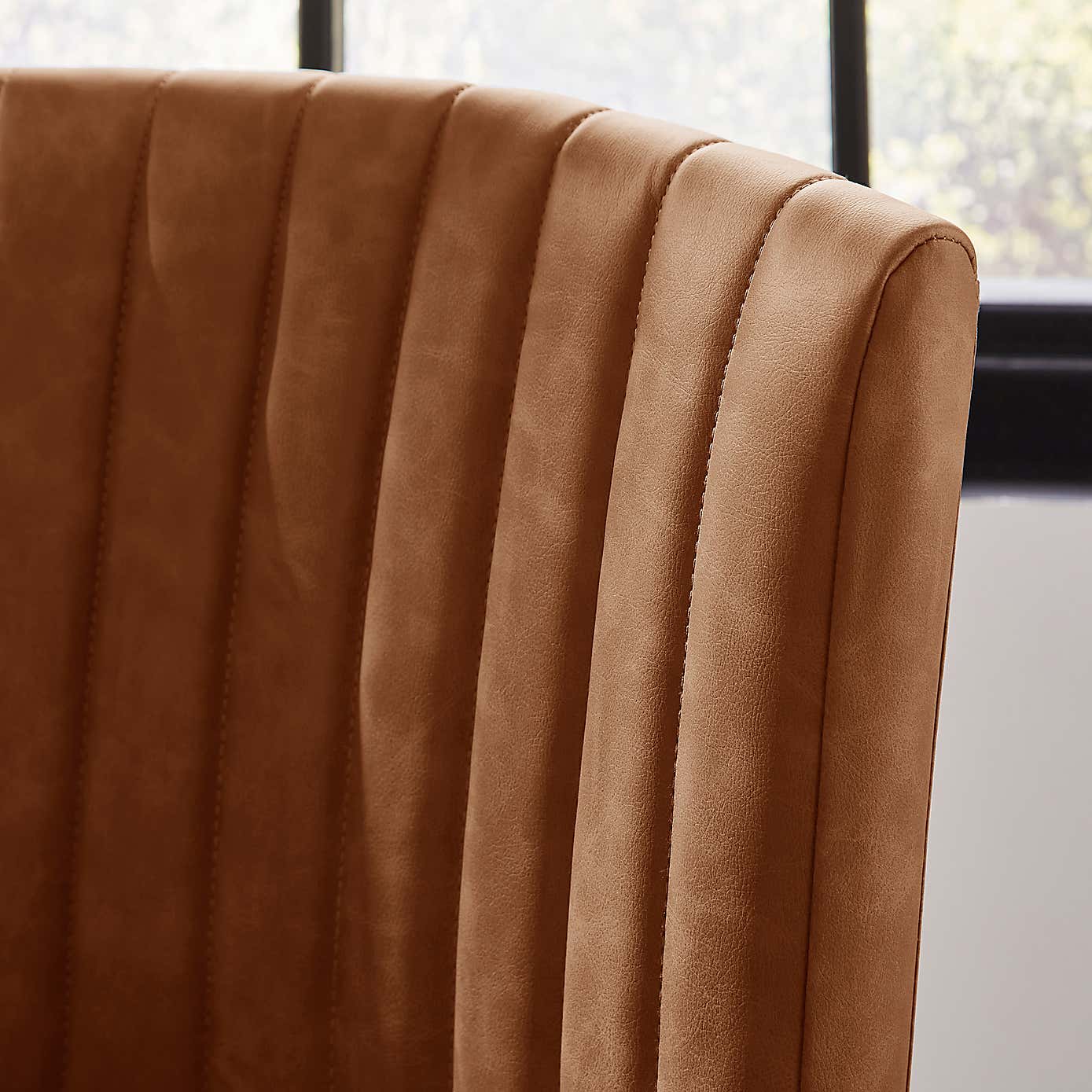 Taylor Counter Height Bar Stool, Grey Faux Leather