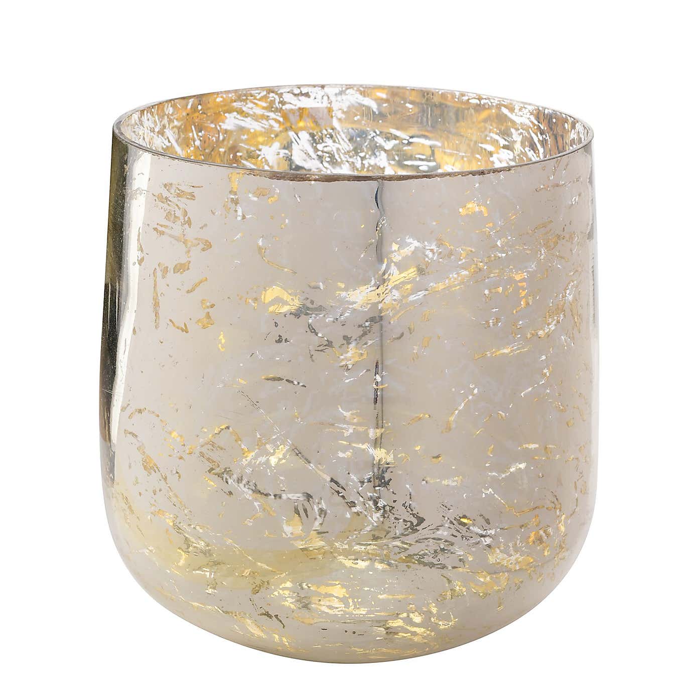 Hestia Gold Glass Vase