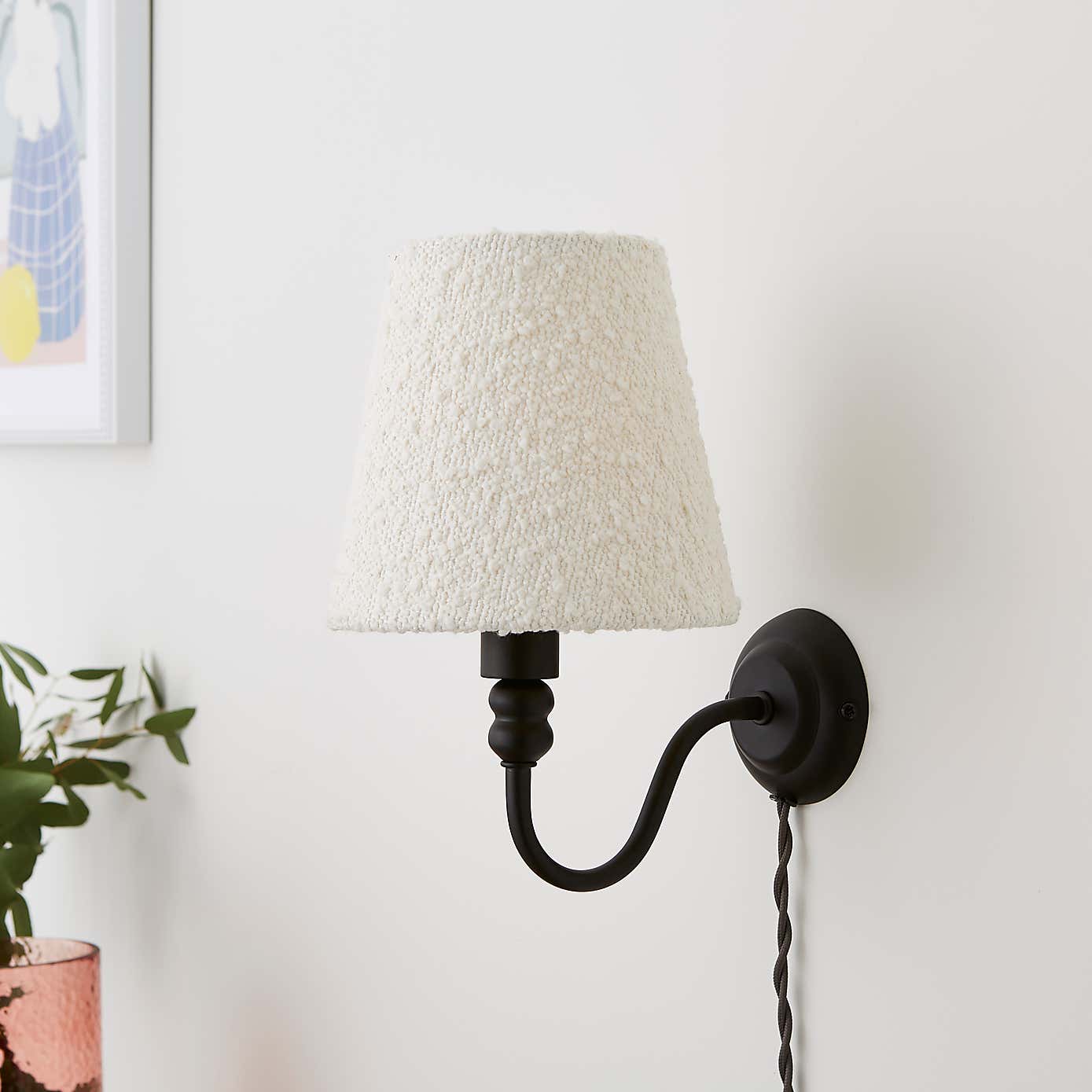 Pride and Joy Easy Fit Plug In Wall Light