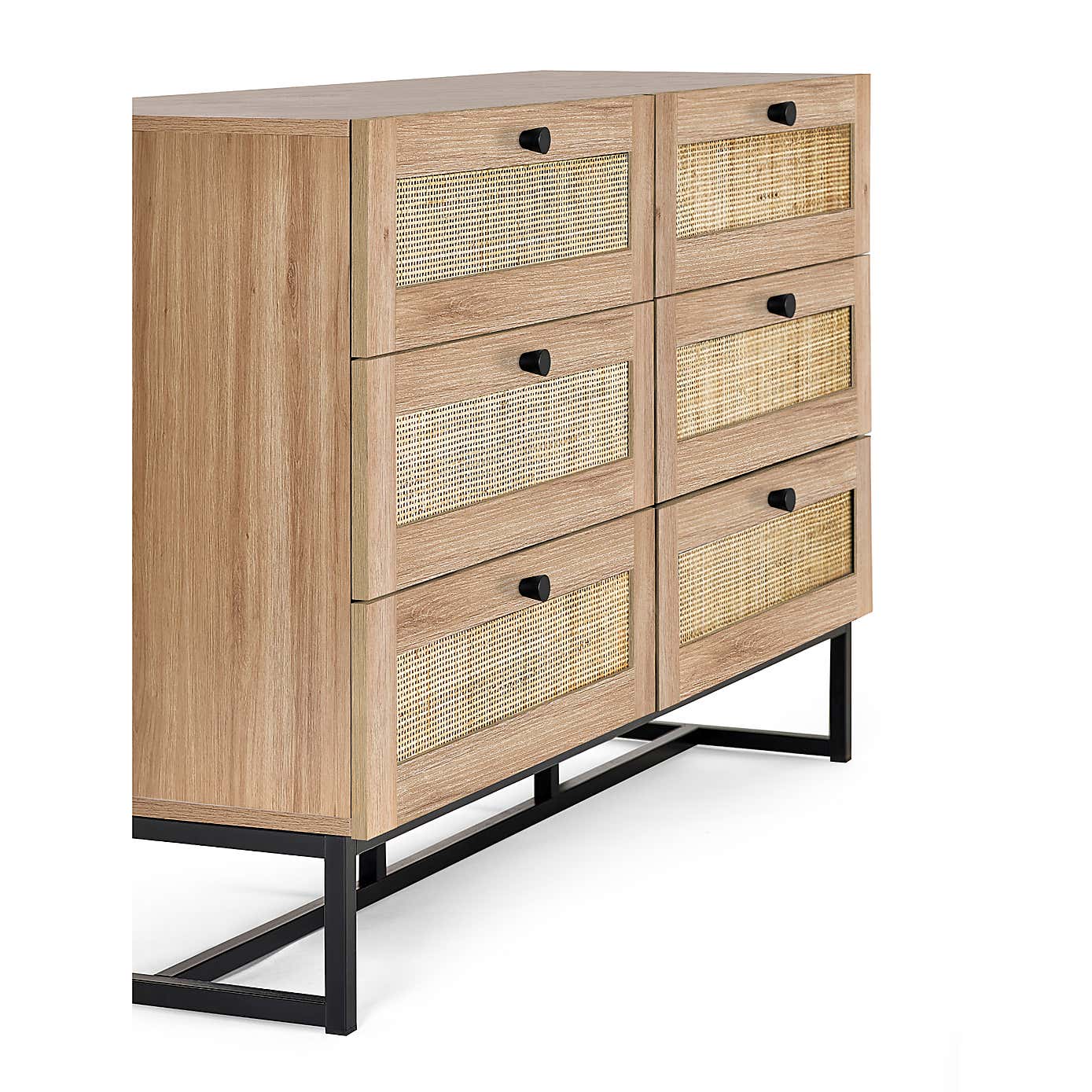 Hollis 6 Drawer Chest, Oak