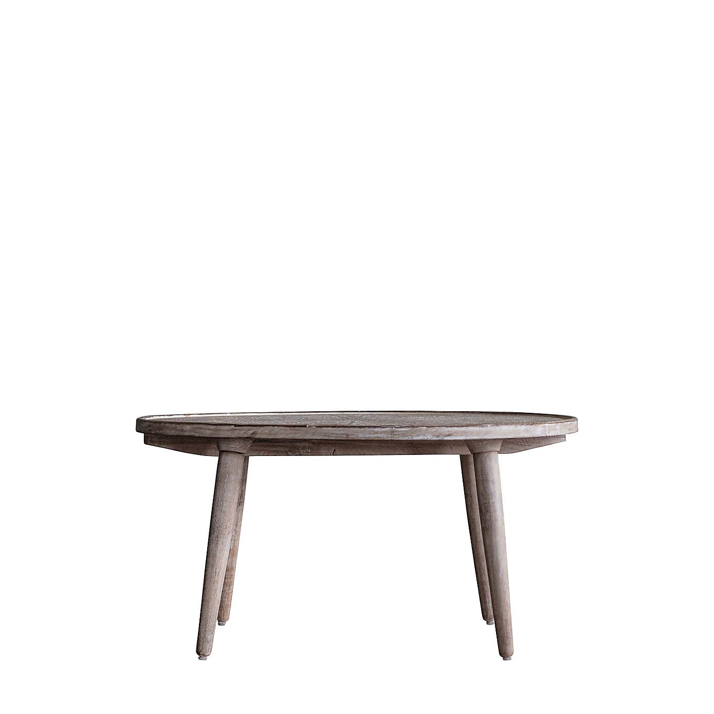 Brede Coffee Table, Natural White