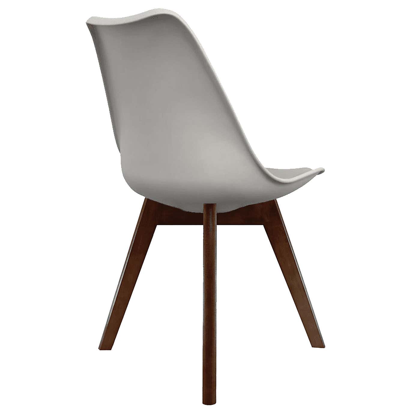 Fusion Living Soho Plastic Dining Chair with Squared Legs