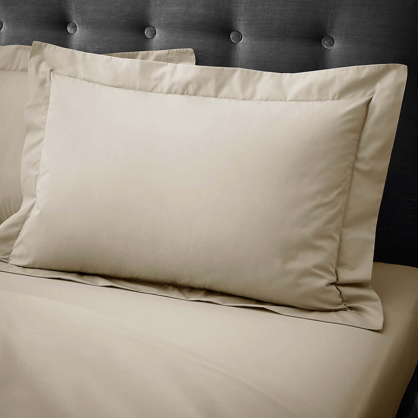 Hotel T230 Crisp Cotton Percale Oxford Pillowcase