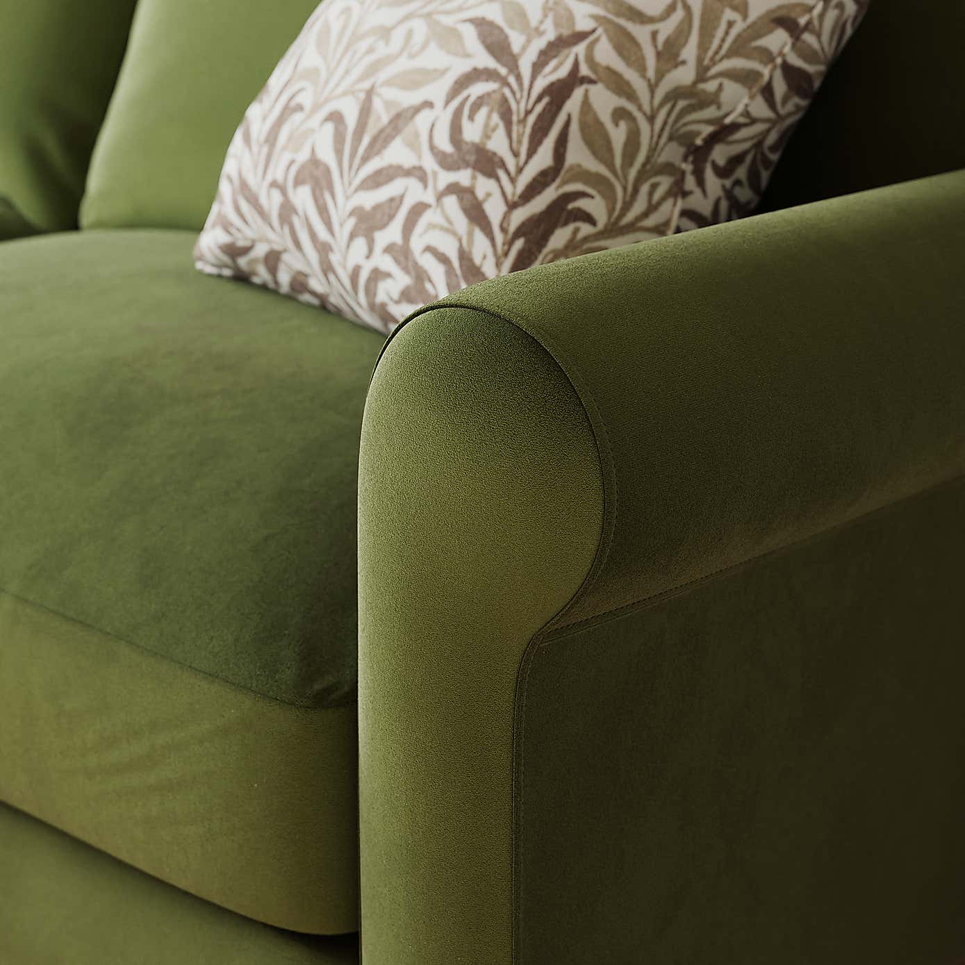 Maeve Compact Velvet 3 Seater Sofa