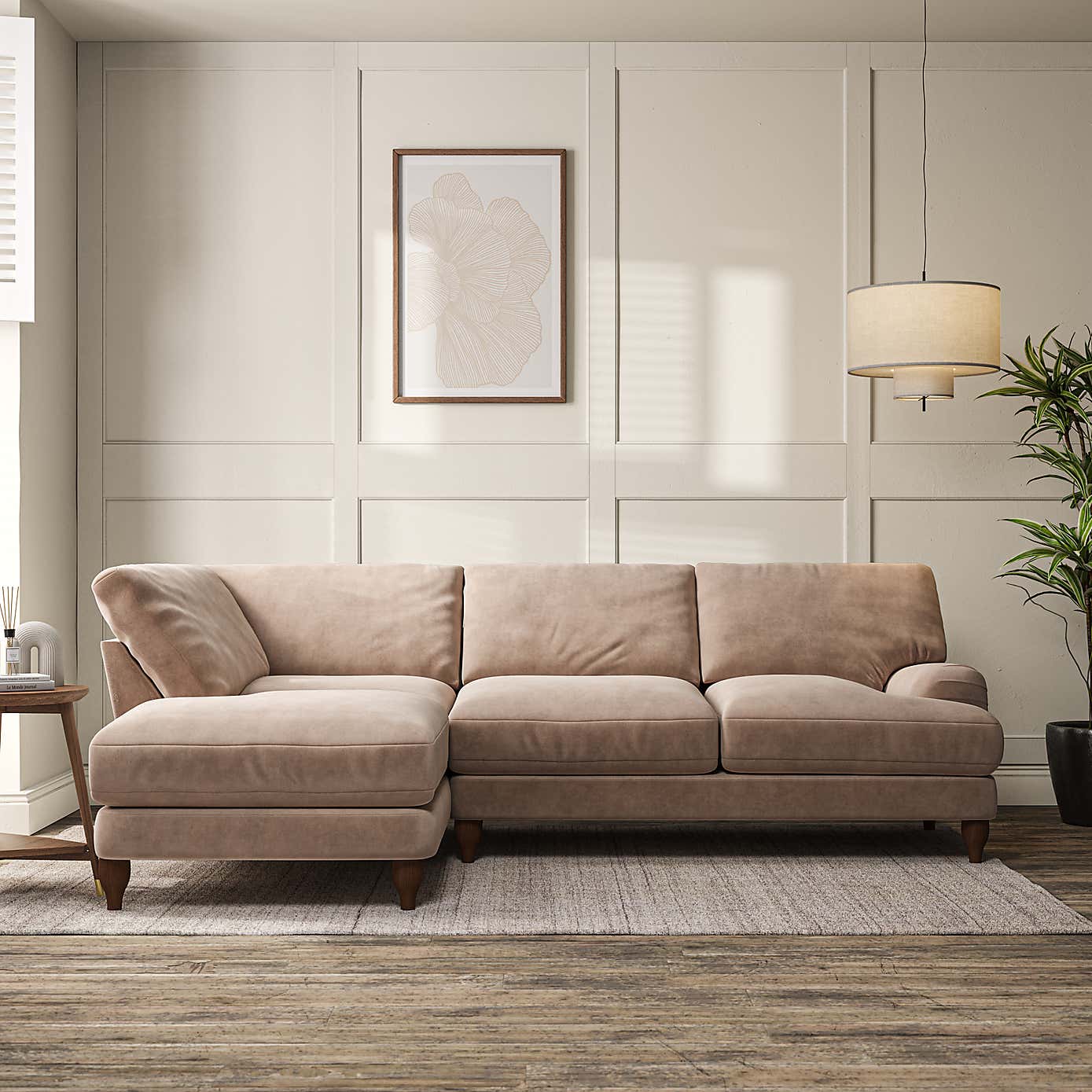 Darwin 4 Seater Corner Chaise Sofa