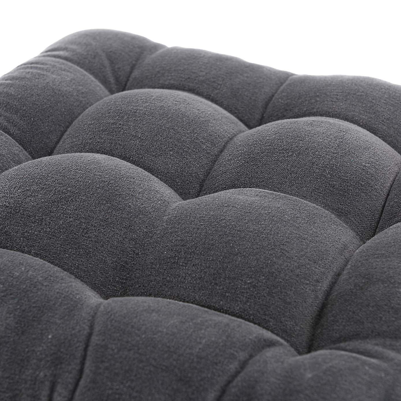 Grey Clara Velvet Seatpad