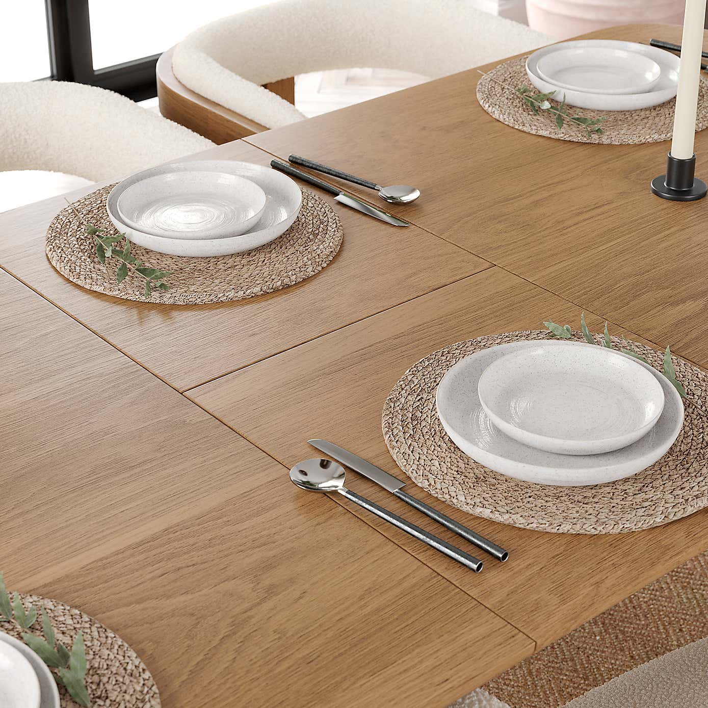 Karla Rectangle Extending Dining Table