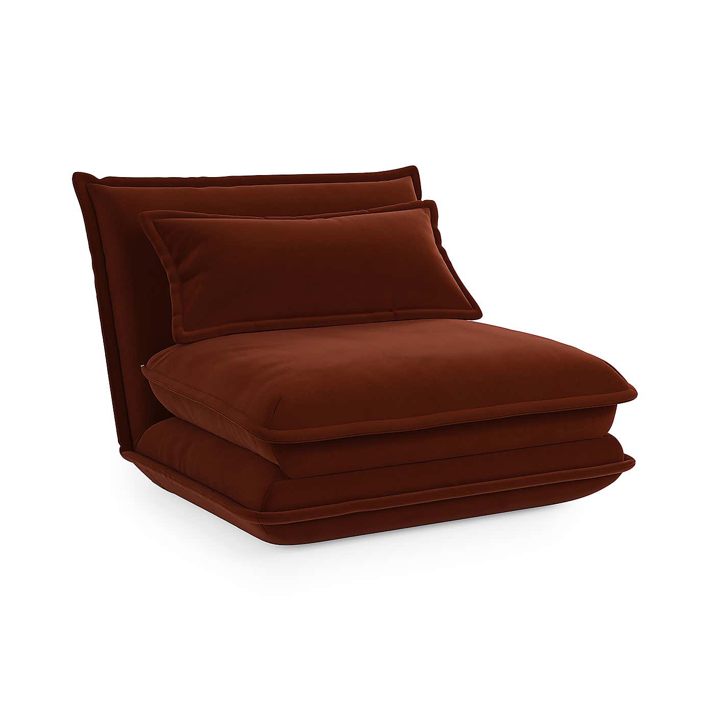 Jackson Velvet Foldable Single Sofa Bed