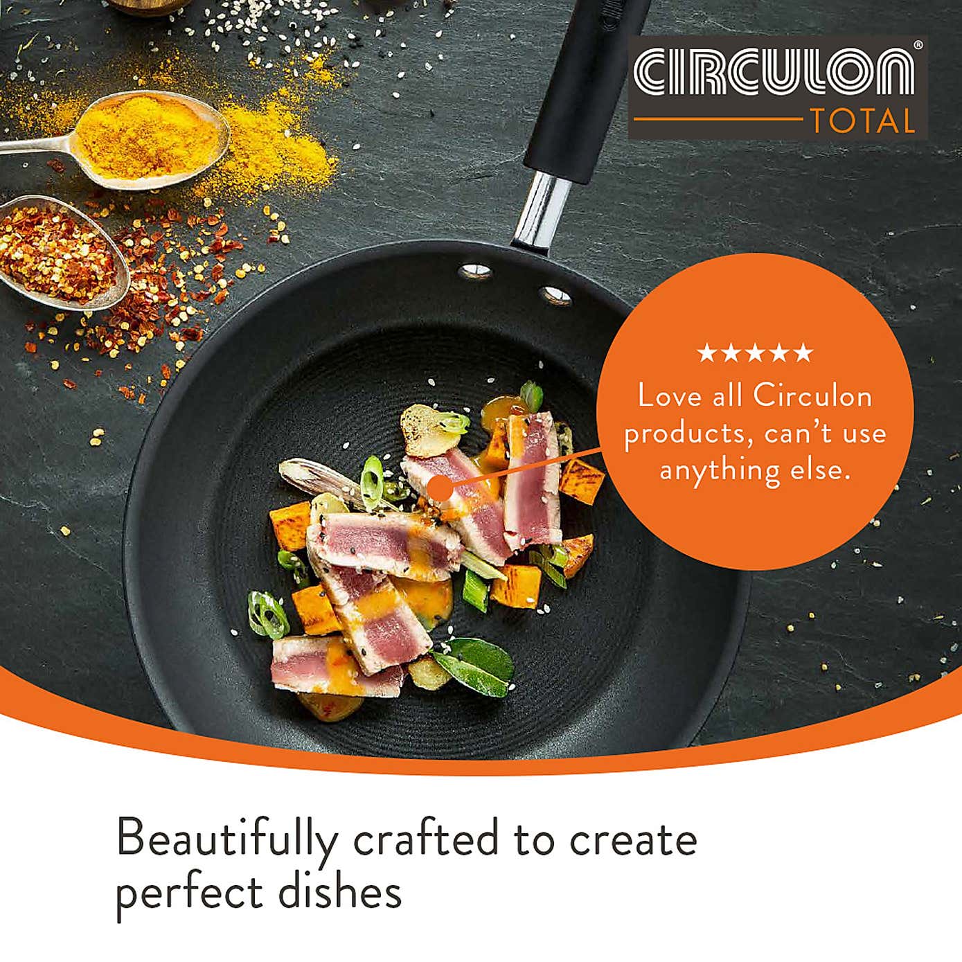 Circulon Total Non-Stick Hard Anodised Aluminium 4 Piece Pan Set