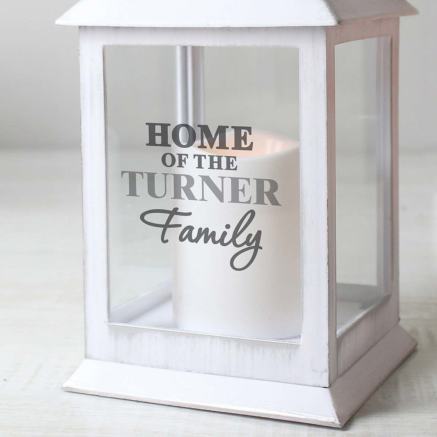 Personalised The Family Lantern