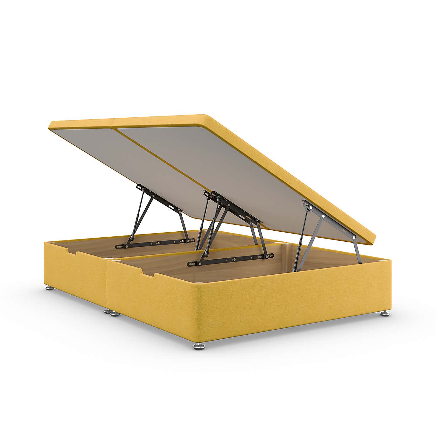 Linen Side Ottoman Base