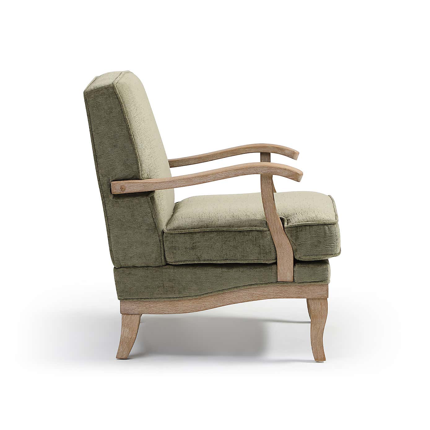 Esme Distressed Chenille Occasional Chair