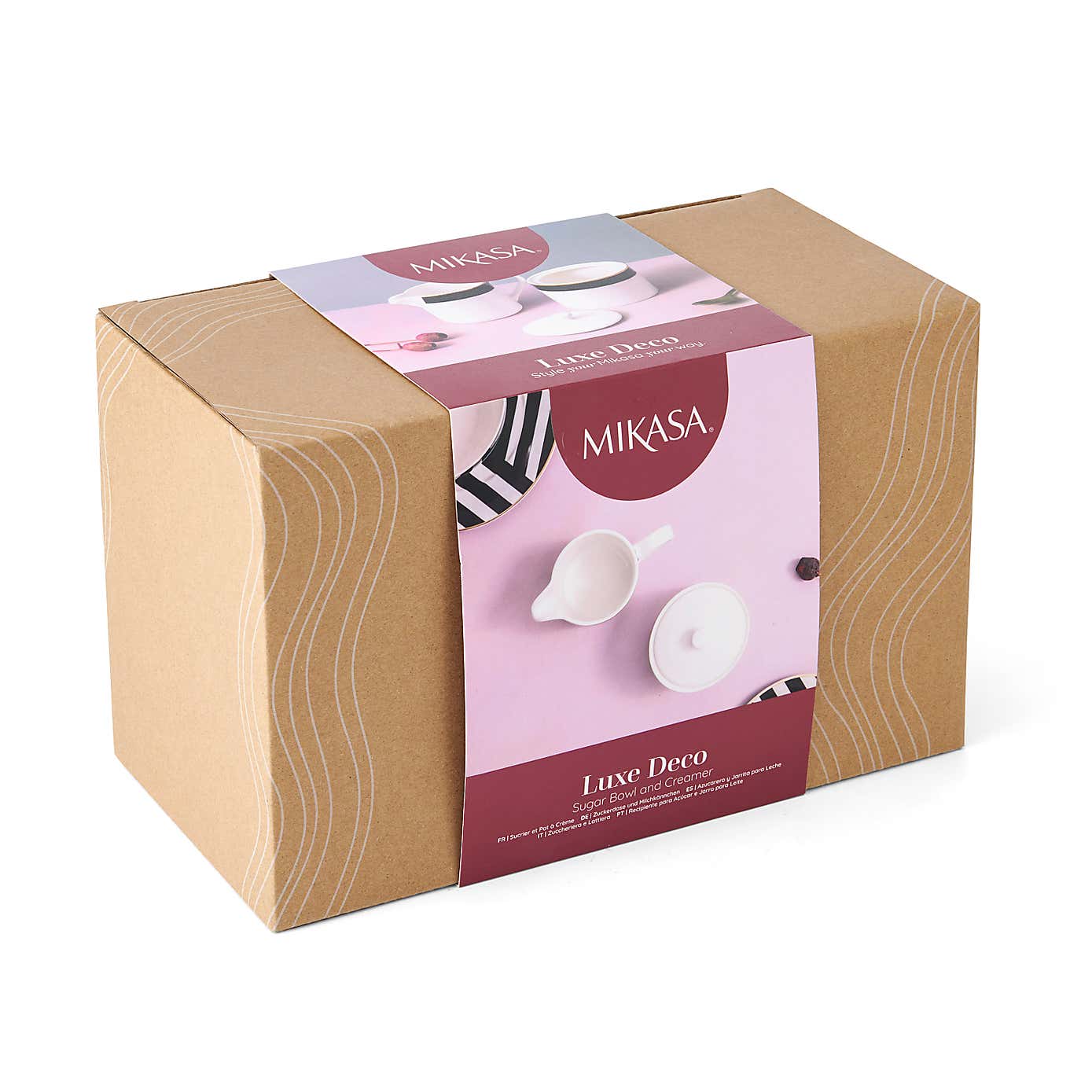 Mikasa Luxe Deco Sugar and Creamer Set