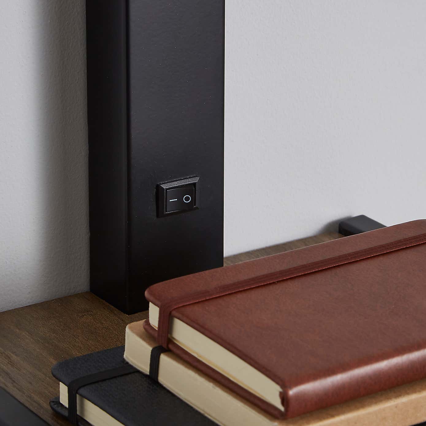 Fulton Easy Fit Plug In Shelf Wall Light