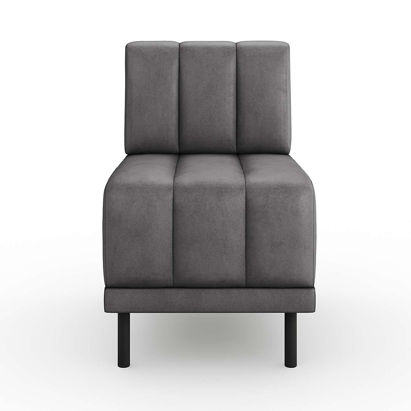 Amali Small Dining Bench, Faux Leather