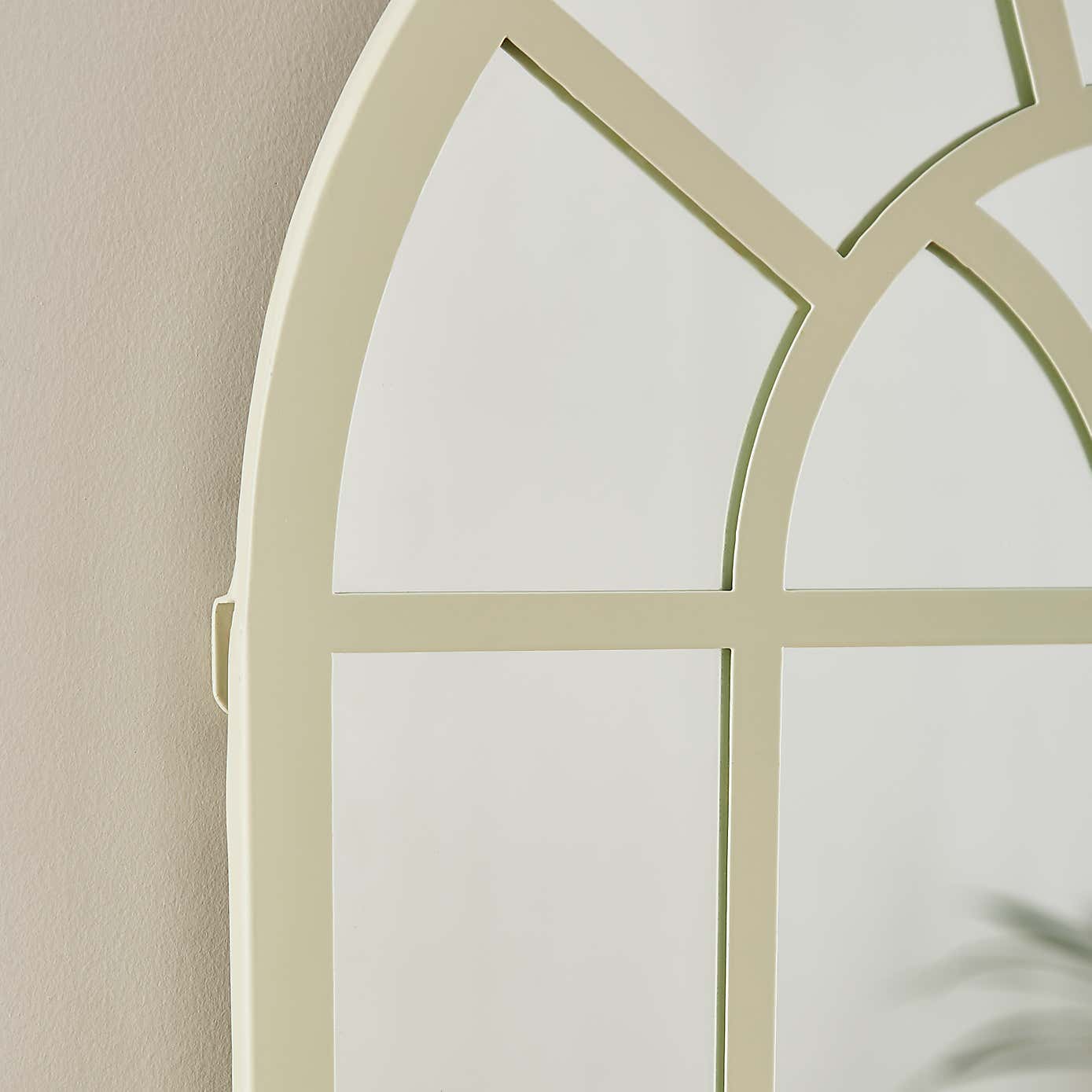 Country Arched Window Indoor Outdoor Wall Mirror