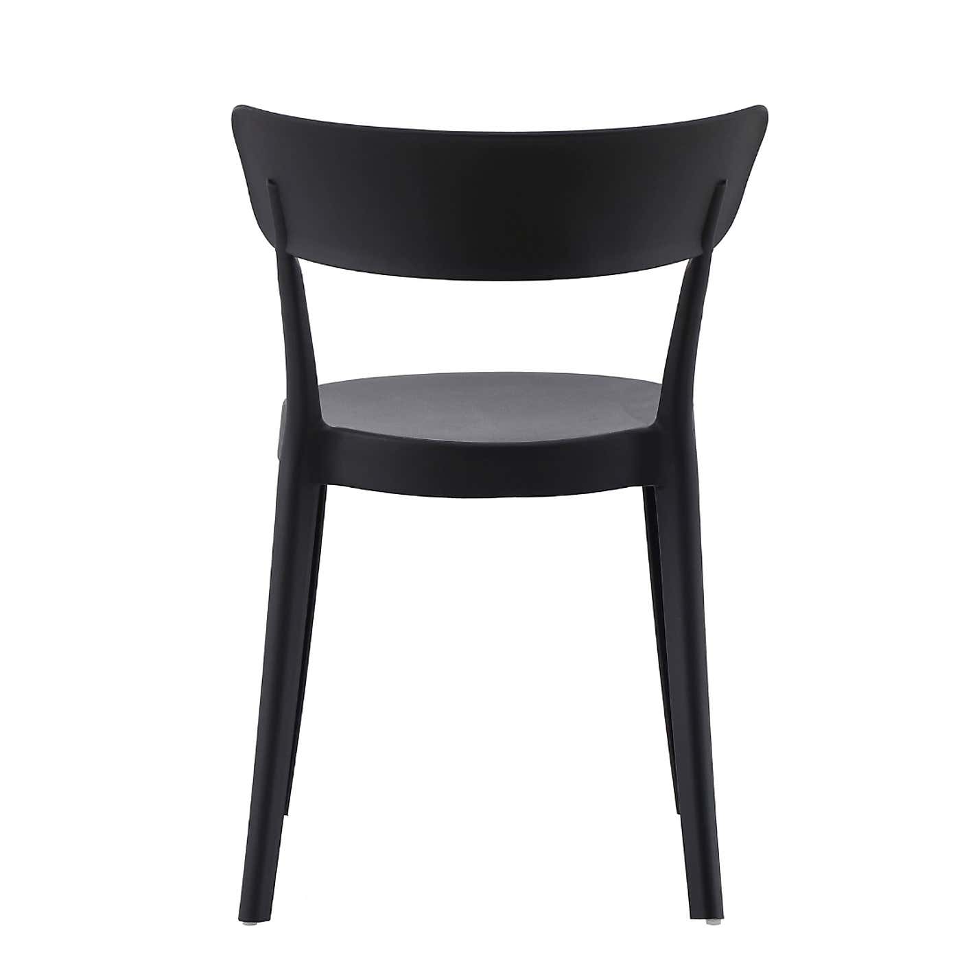 Fusion Living Plastic Bistro Dining Chair