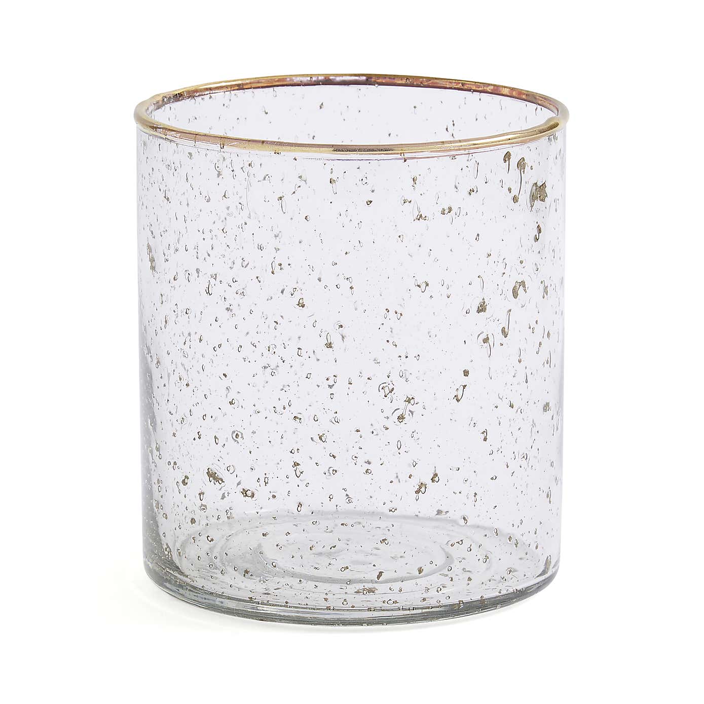 Recycled Glass Hurricane Candle Holder