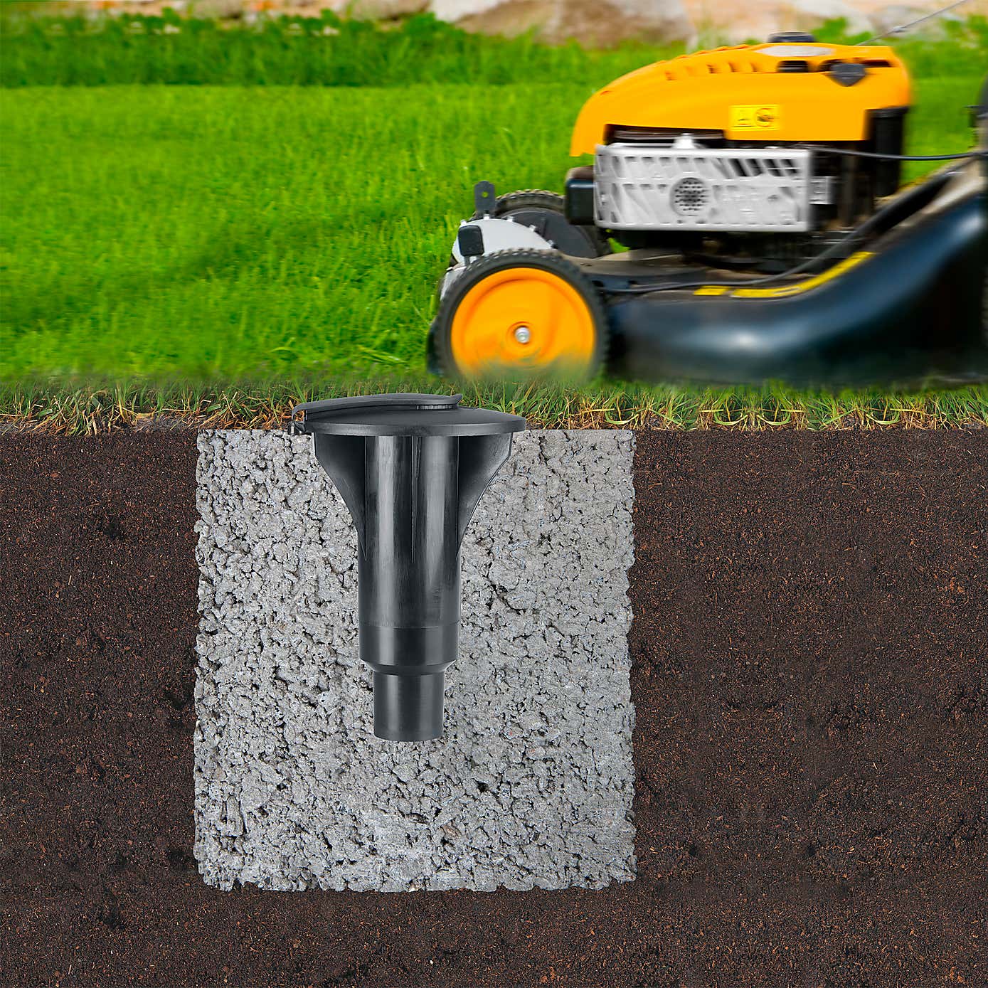 Brabantia 60 Metre 4 Arm Liftomatic Rotary Washing Line