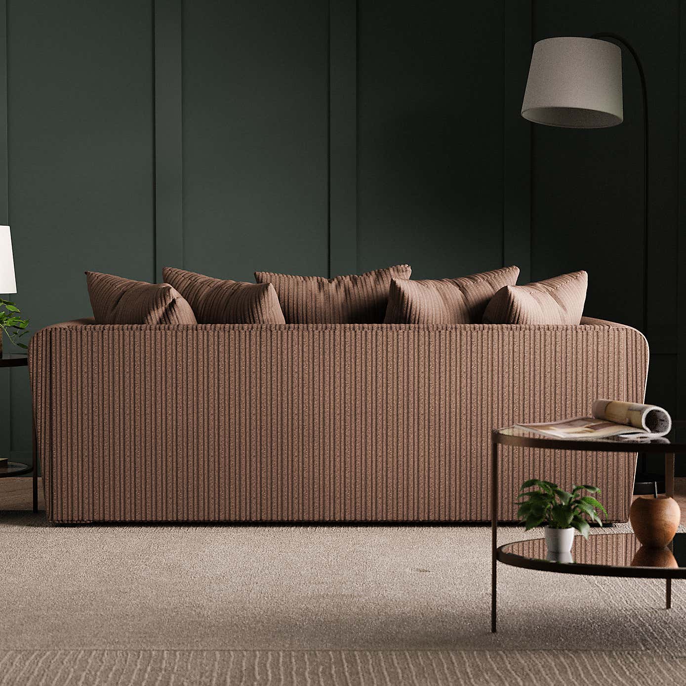 Blake Jumbo Cord 3 Seater Sofa