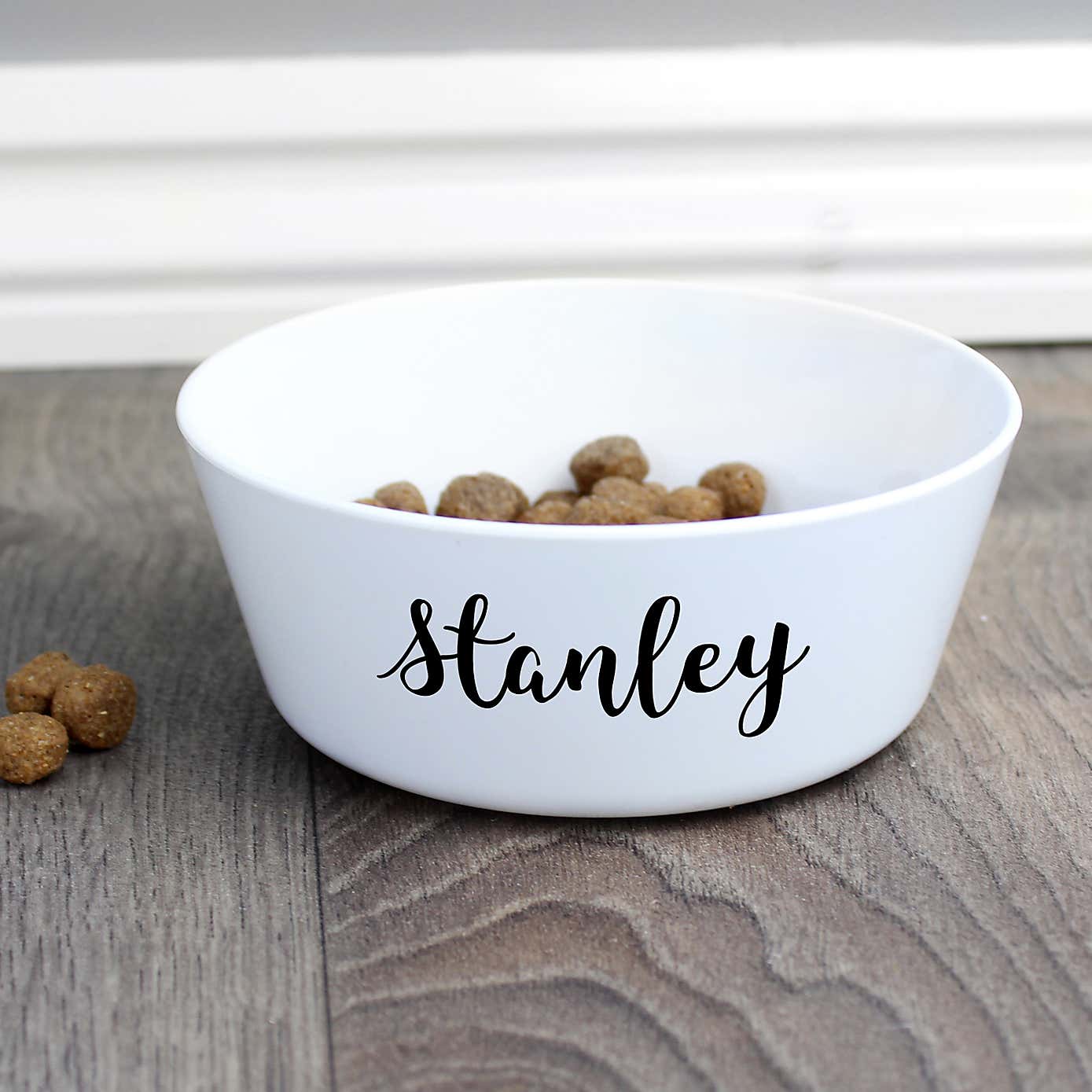 Personalised Plastic Cat Bowl