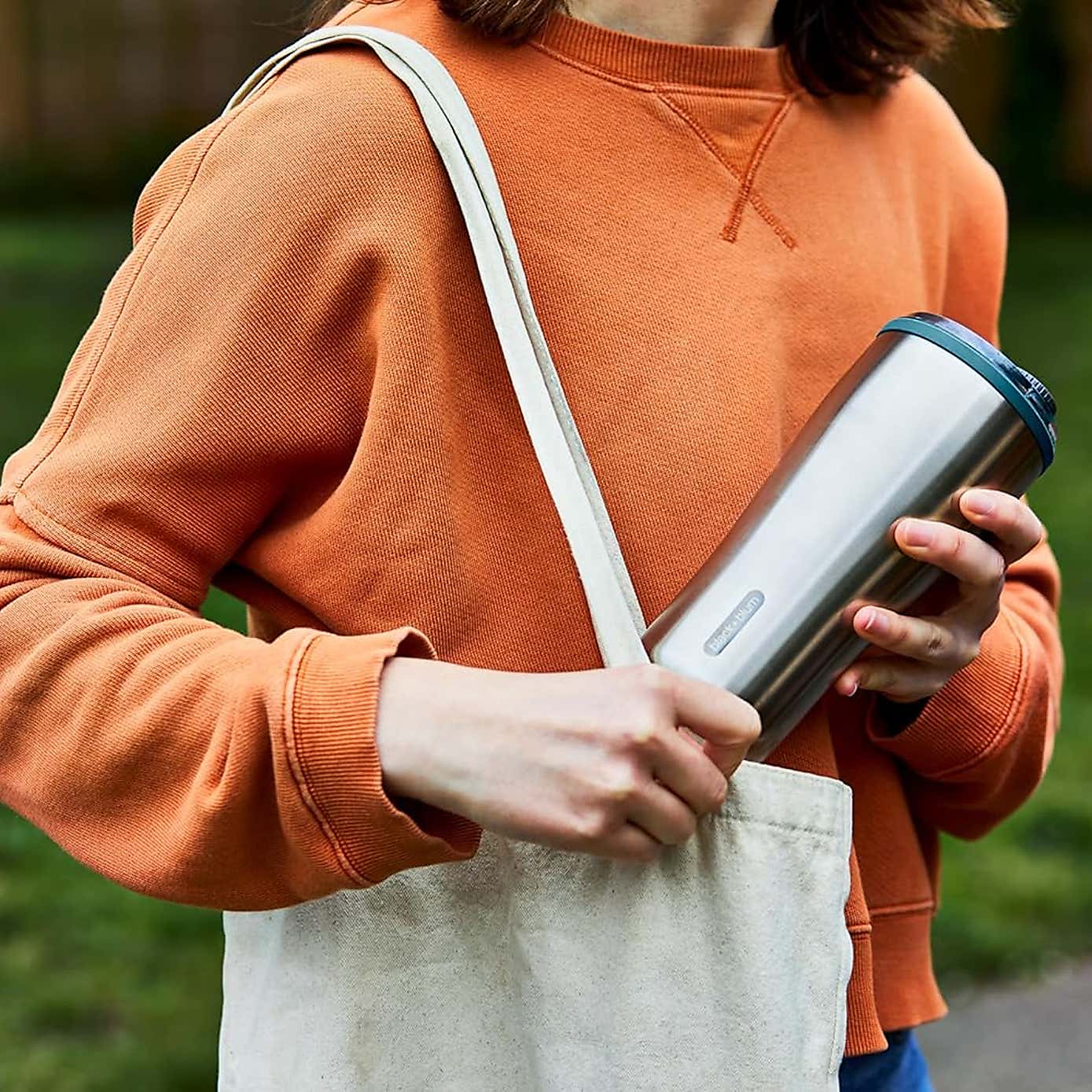 Black and Blum Insulated Travel Tumbler