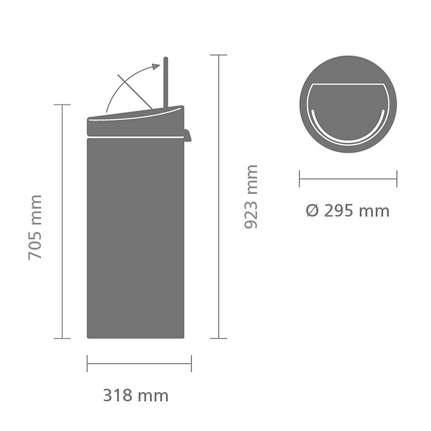 Brabantia 30L Touch New Bin