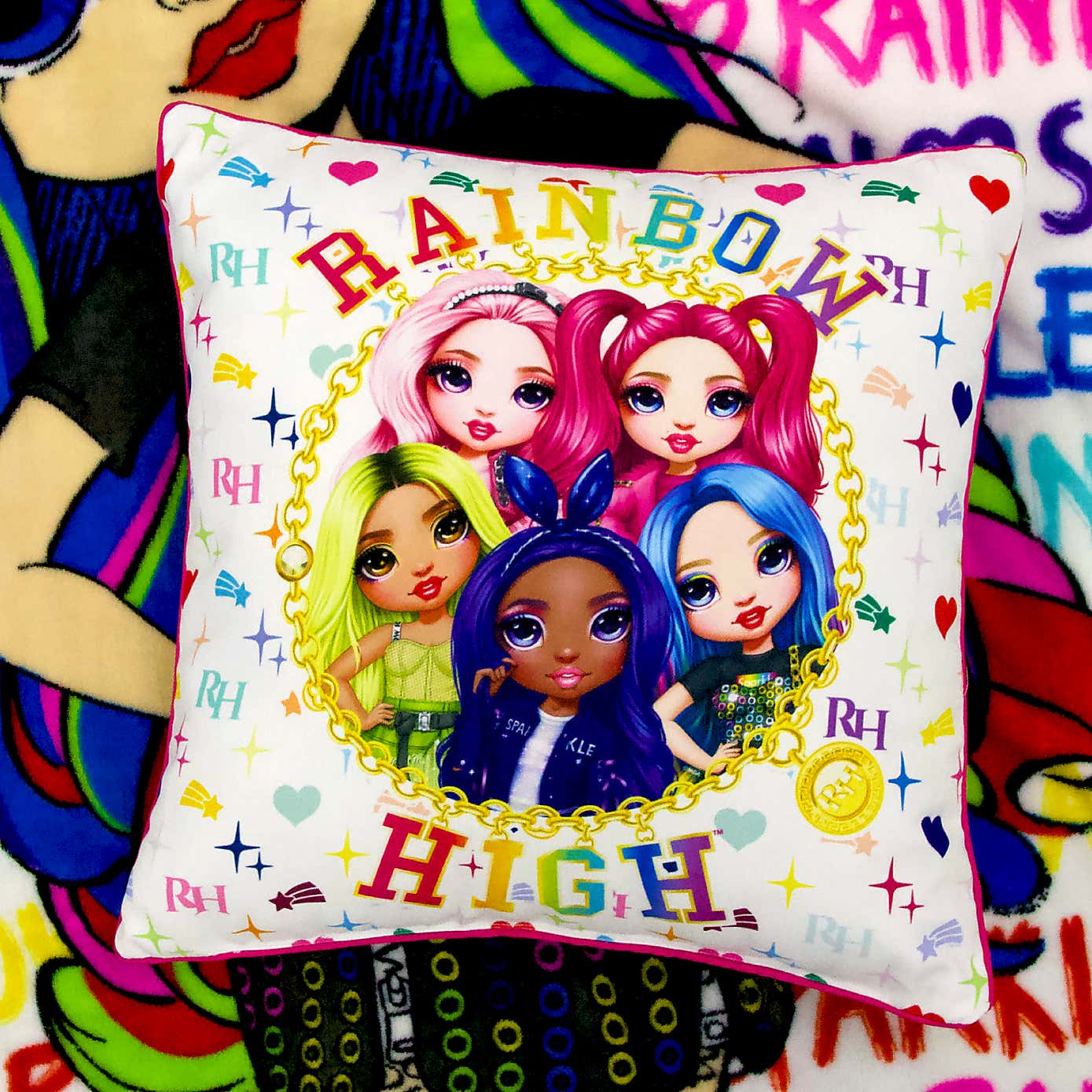 Rainbow High Sparkle Cushion