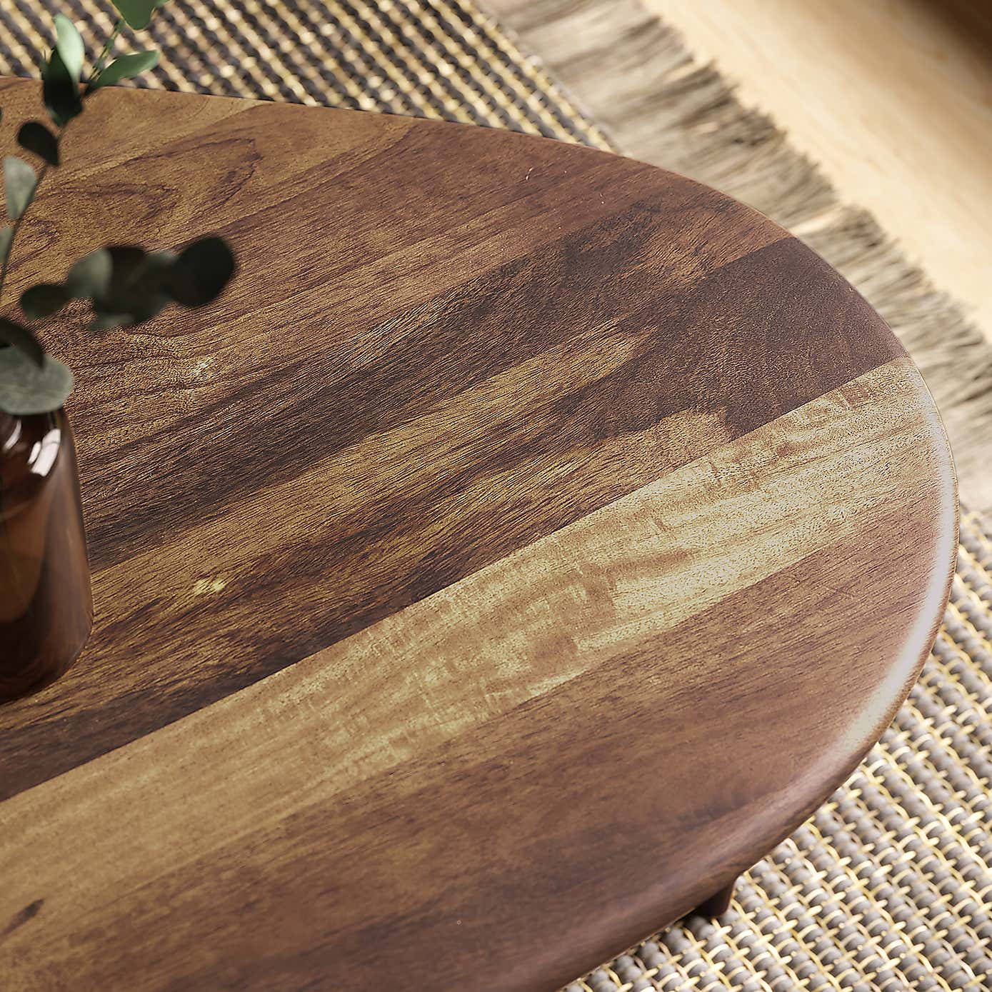 Lucas Large Coffee Table, Acacia Wood