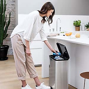 Curver Deco Bin 65L Silver