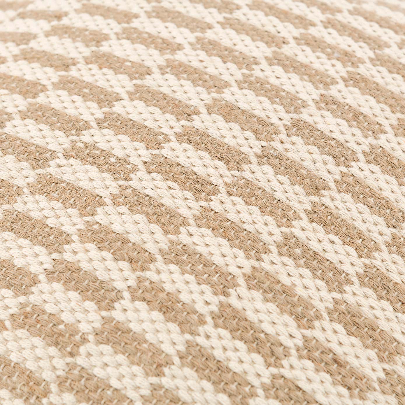 Rayna Rectangle Checkerboard Pouffe