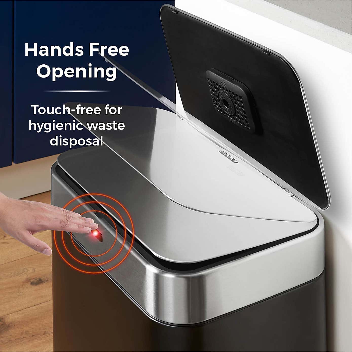 Tower 75L Rectangular Sensor Bin