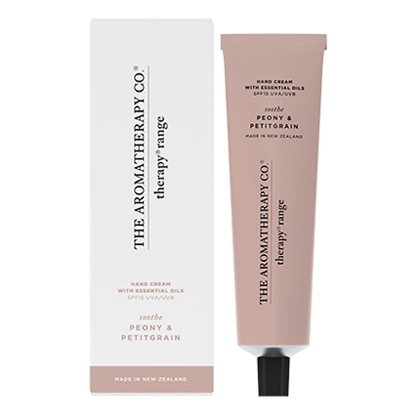The Aromatherapy Co Therapy Soothe Peony & Petitgrain SPF15 Hand Cream