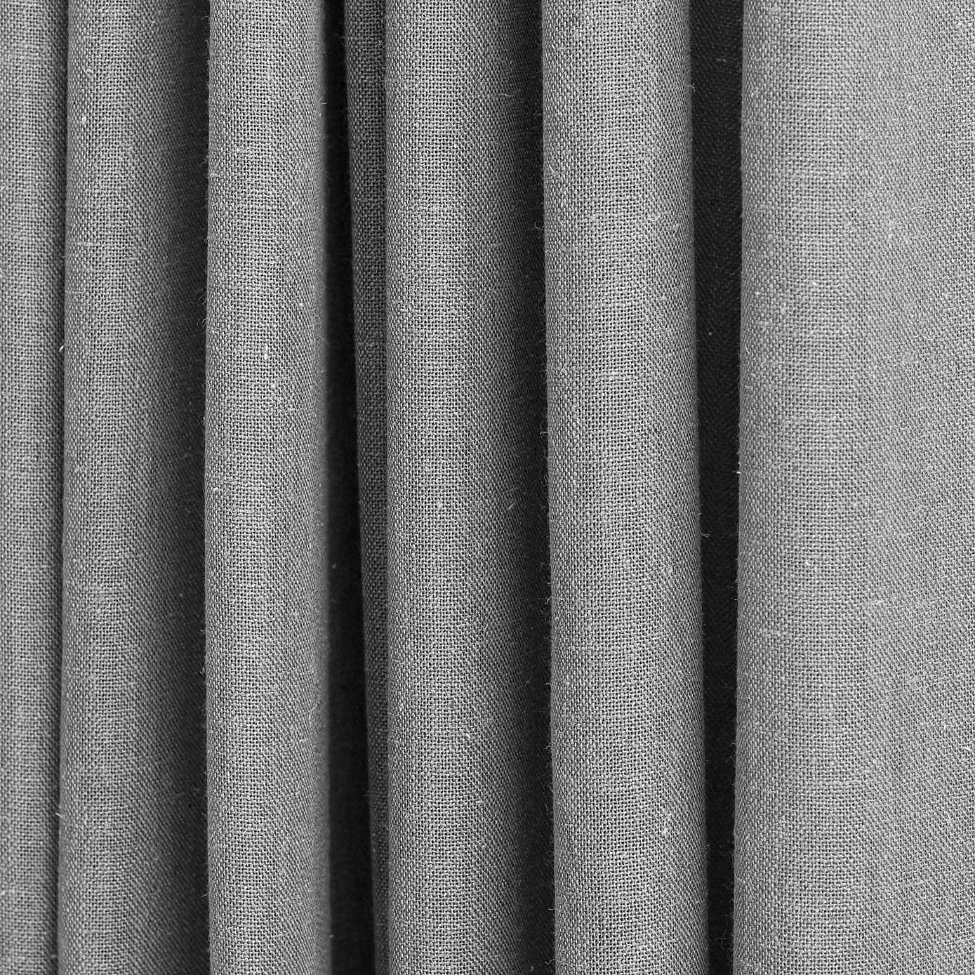 Touch of Linen Unlined Tab Top Curtains