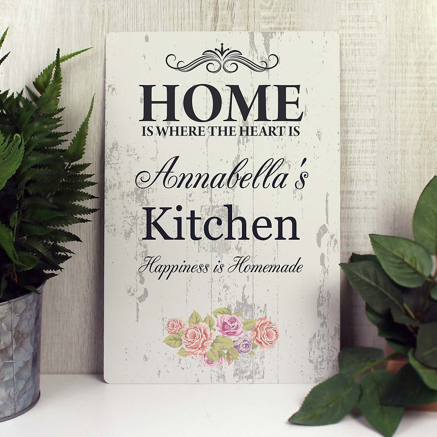 Personalised Shabby Chic Sign