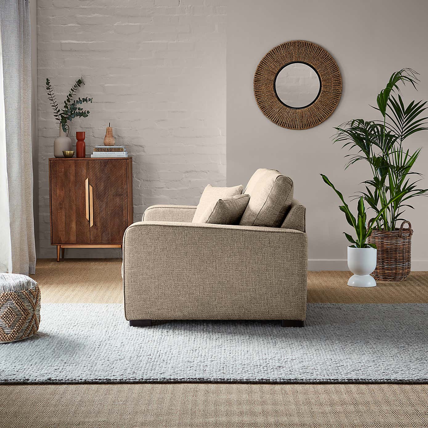 Carson Chunky Multi Weave 2 Seater Sofa