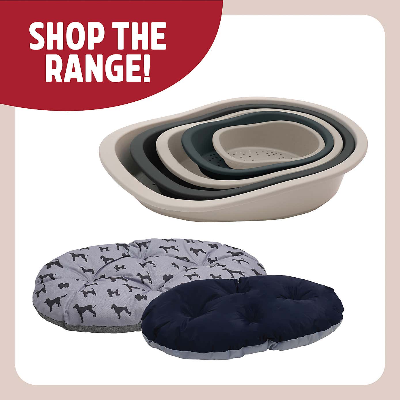 Rosewood Sonny Plastic Pet Bed