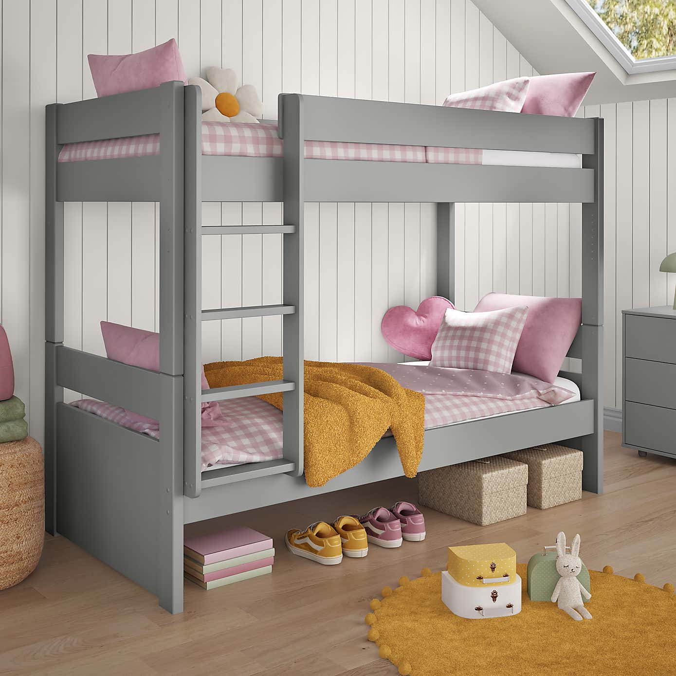 Stompa Uno Bunk Bed, Pine