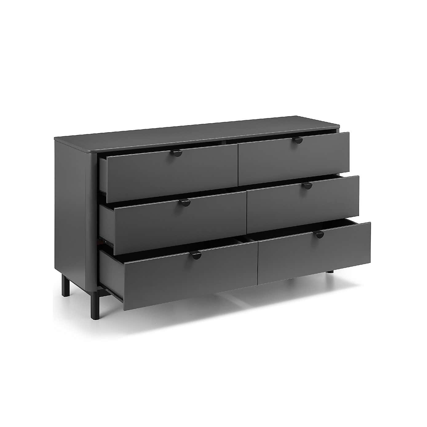 Chloe Wide 6 Drawer Chest