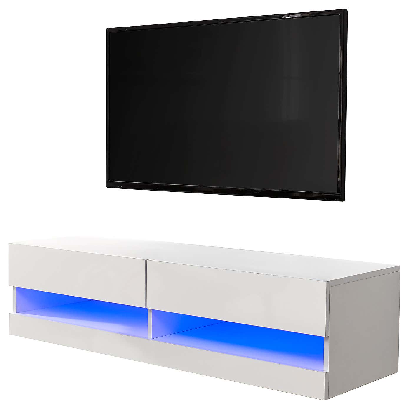 Galicia LED Floating Wall TV Unit for TVs up to 55"
