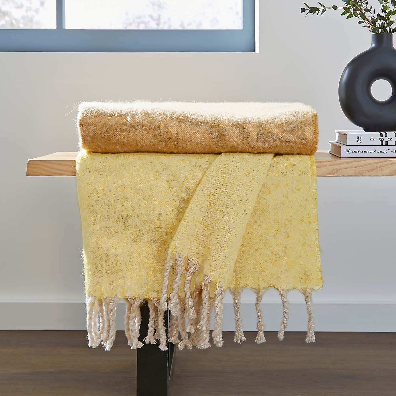 Ombre Mohair Throw 130x180cm