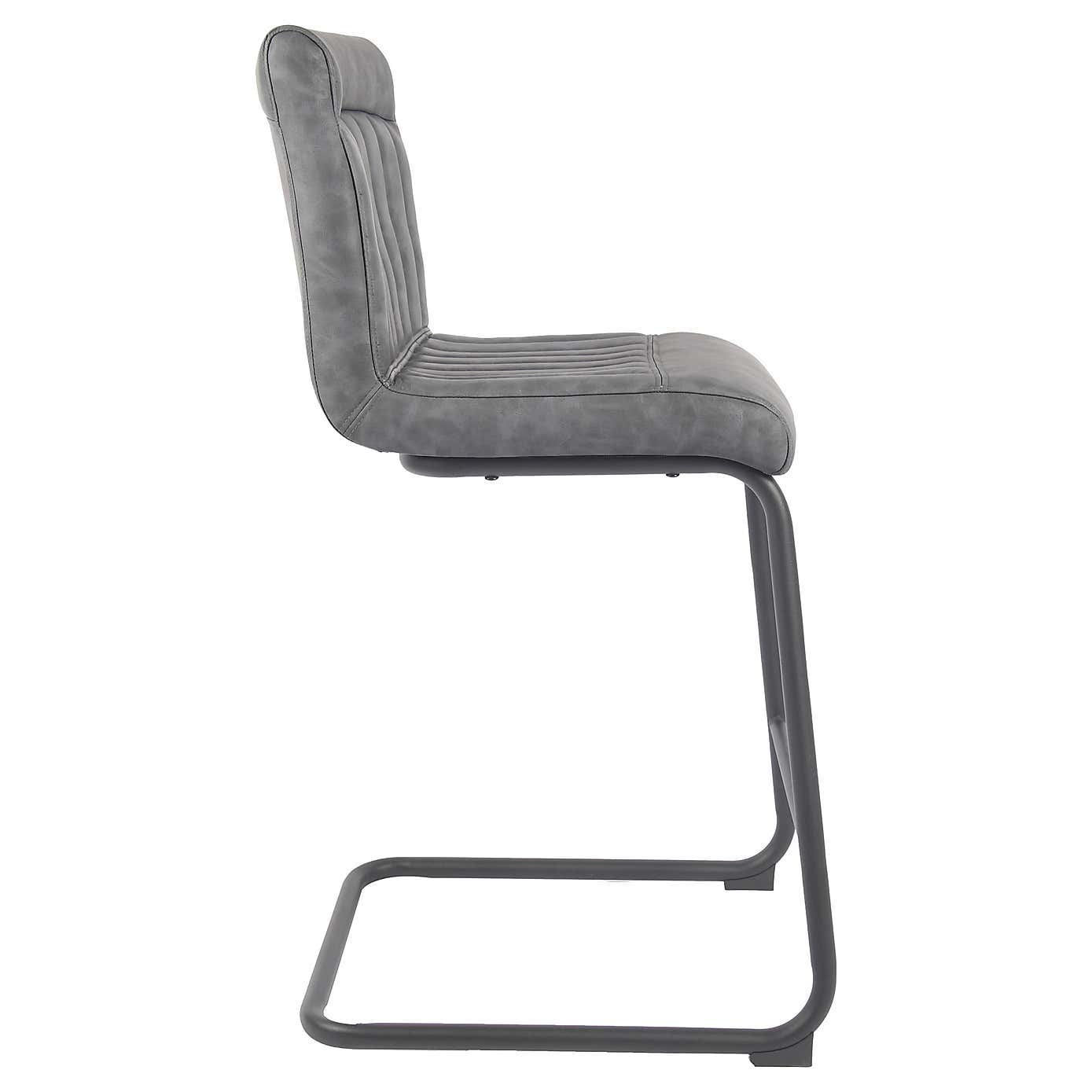 Felix PU Leather Cantilever Bar Stool