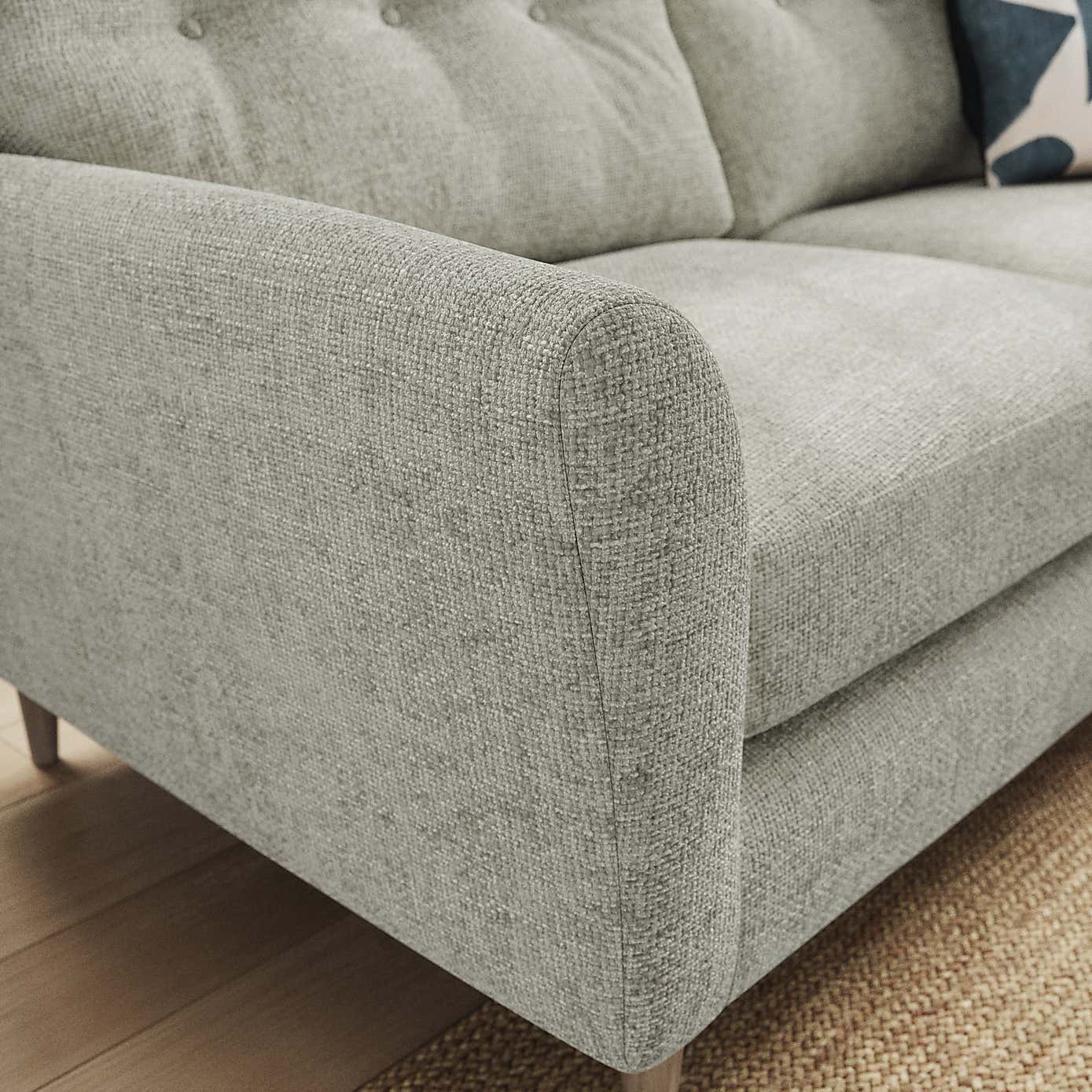 Sven Chunky Chenille 3 Seater Sofa