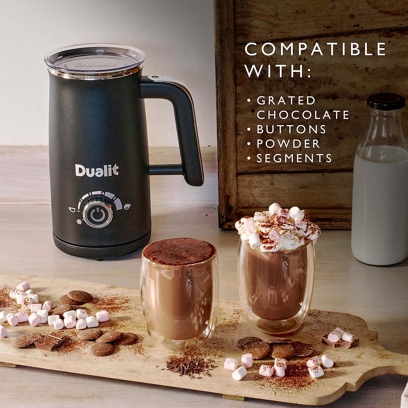 Dualit Milk Frother Max, Black